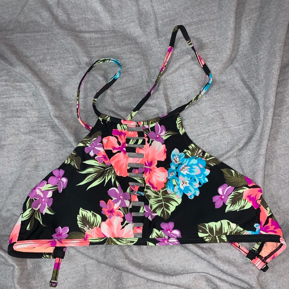 Three swimsuit tops